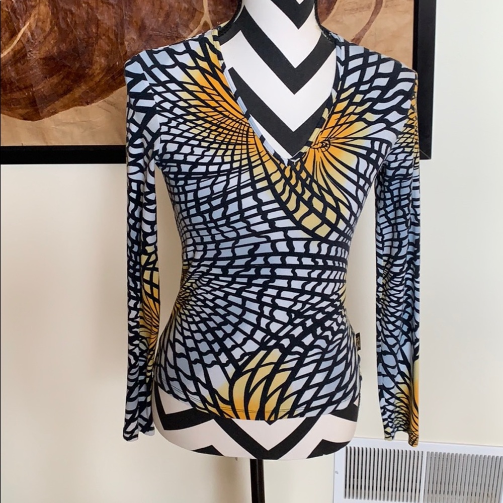 Versace v neck top